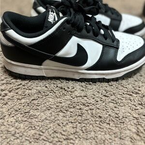 Nike Black and White Kids Shoes